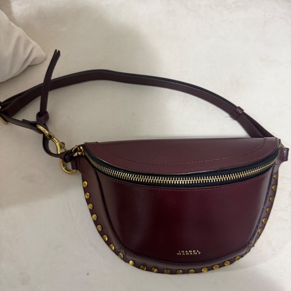 Isabel Marant Oskan Moon Burgundy bag - Picture 7 of 7